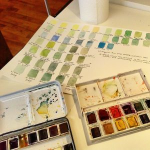 Finding the Goldilocks watercolour palette: Not too big, not too small,  just right. - Lee Angold